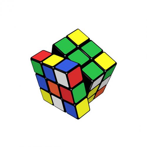 Rubikova kocka - farebná