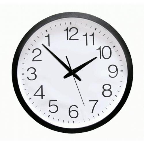 Obrácené hodiny - bílé-černé