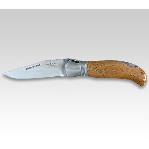 Nůž Linder Biene 8 cm - stříbrný-hnědý