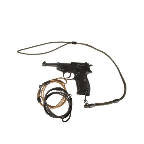 Bezpečnostní šňůra k pistoli Mil-Tec - černá