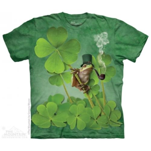 Tričko unisex The Mountain Irish Frog - zelené
