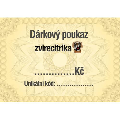 Dárkový poukaz Zvirecitrika.cz