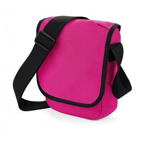Taška cez rameno Bag Base Mini Reporter Bag - ružová-čierna