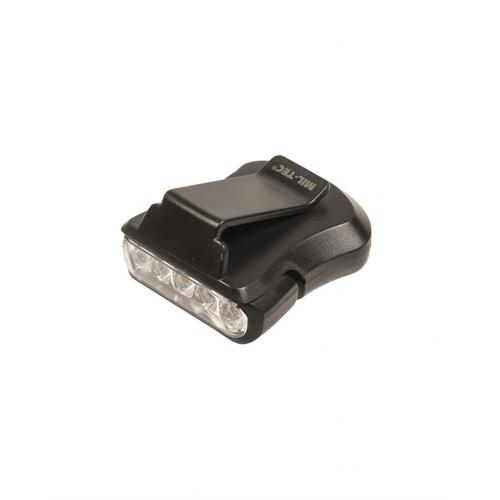 Svítilna Mil-Tec 5 LED na kšilt - černá