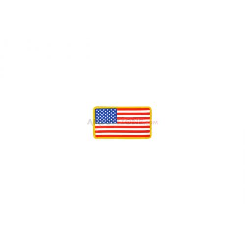 Gumová nášivka Jackets to Go vlajka USA - farebná