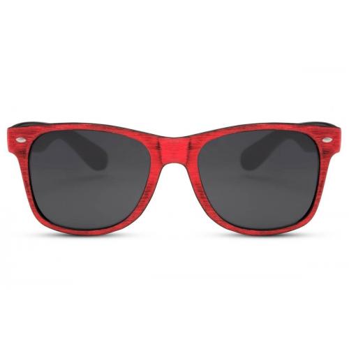 Slnečné okuliare Solo Wayfarer Retro - červené