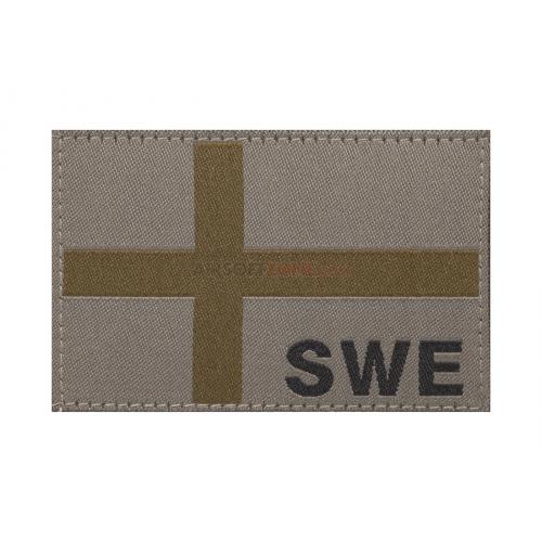Nášivka Claw Gear vlajka Švédsko - olivová