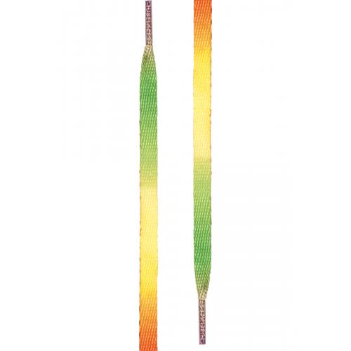 Šnúrky do topánok Tubelaces Flat Rainbow - farebné
