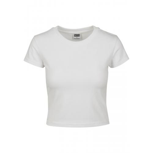 Tričko dámske Urban Classics Ladies Stretch Jersey - biele