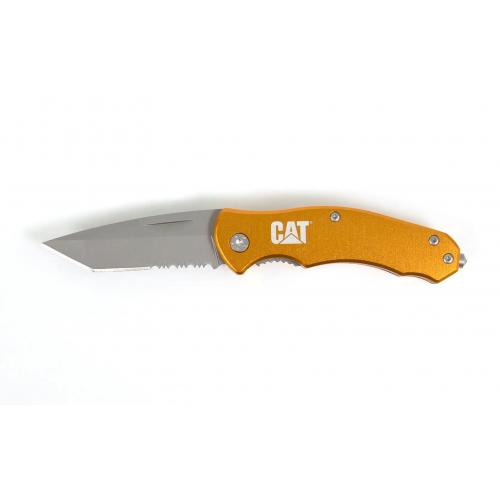 Nôž zatvárací CAT CT980011 - žltý