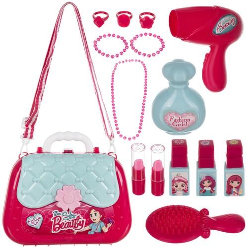 Kosmetický kufřík pro holčičky - růžový