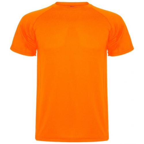 Športové tričko Roly Montecarlo - oranžové svietiace