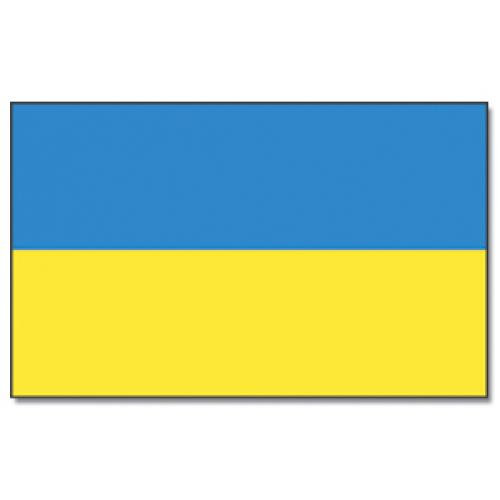 Vlajka Ukrajina 30 x 45 cm na tyčce