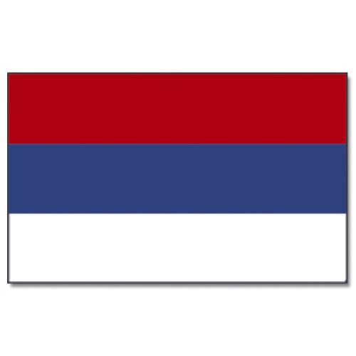Vlajka Srbsko 30 x 45 cm na tyčke