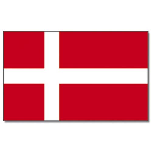 Vlajka Dánsko 30 x 45 cm na tyčce