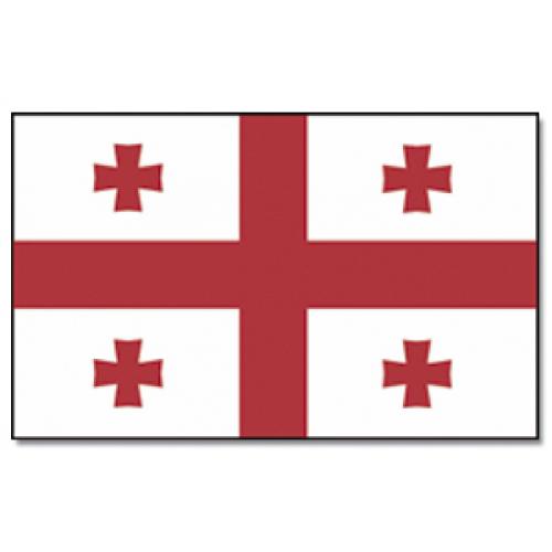 Vlajka Gruzínsko 30 x 45 cm na tyčke
