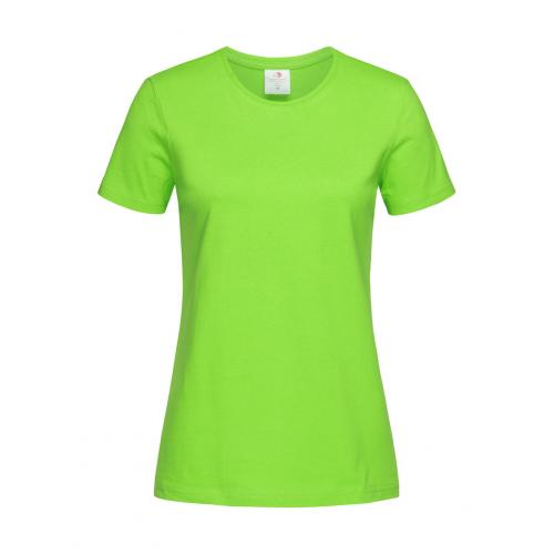 Tričko dámské Stedman Fitted s kulatým výstřihem - světle zelené