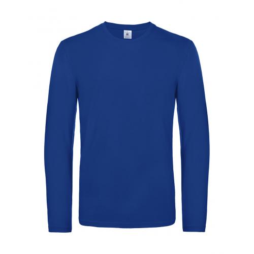 Tričko s dlhým rukávom B&C LSL Ultra - modré