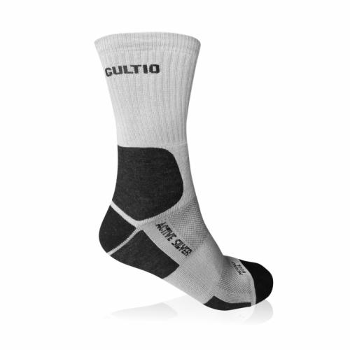 Trekové záťažové ponožky z Merino vlny a striebra Gultio - sivé