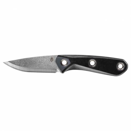 Nôž s hladkým ostrím Gerber Principle Bushcraft Fixed - čierny-strieborný