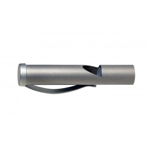 Nouzová píšťalka Vargo Titanium Clip - stříbrná