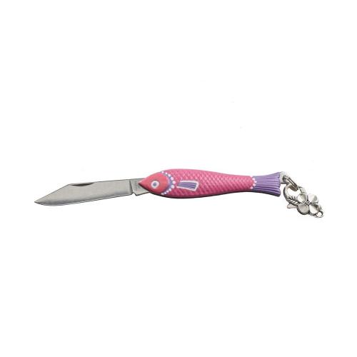 Vreckový zatvárací nôž Mikov Rybička Pink - ružový