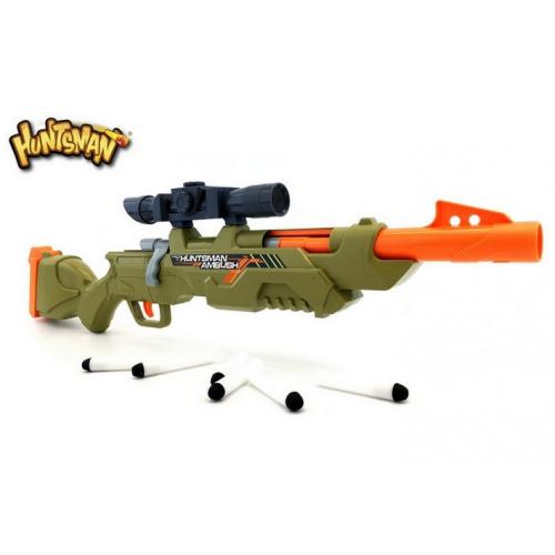 Pistole Huntsman Ambush 65 cm + 10 nábojů - olivová-oranžová