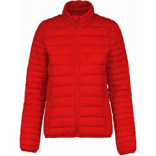 Dámská zimní bunda Kariban bez kapuce - červená