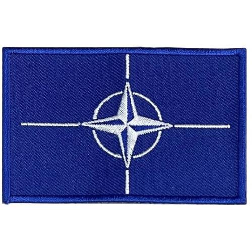 Nášivka textilný znak NATO 5x8 cm - farebná