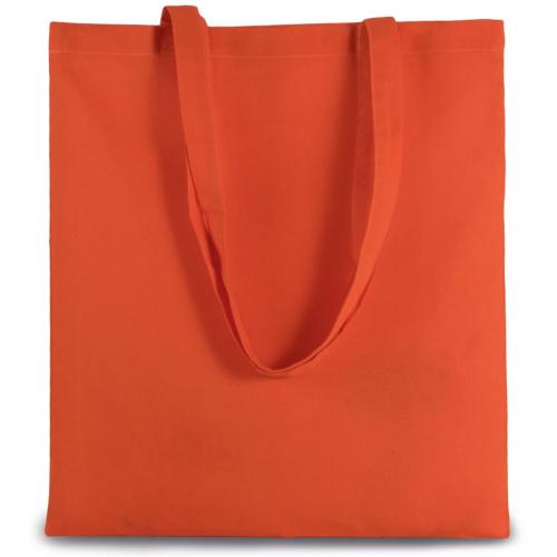 Bavlnená taška Kimood - tmavo oranžová