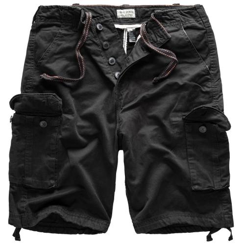 Krátké kalhoty Vintage - černé