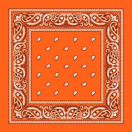Bandana šatka Bist Style - oranžová