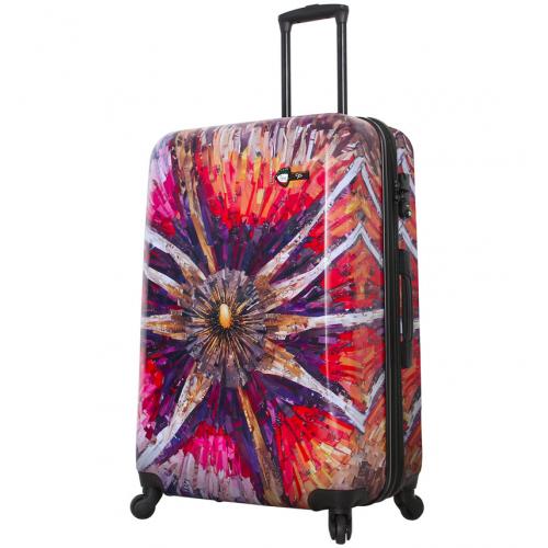 Cestovní kufr Mia Toro 98-123L - červený-barevný