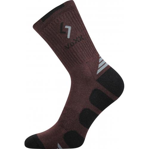 Ponožky sportovní Voxx Tronic - hnědé-černé