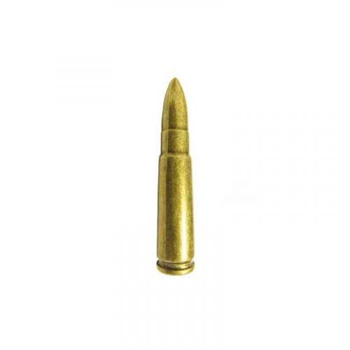 Patróna (náboj) do pušky Kalašnikov AK 47 - zlatá