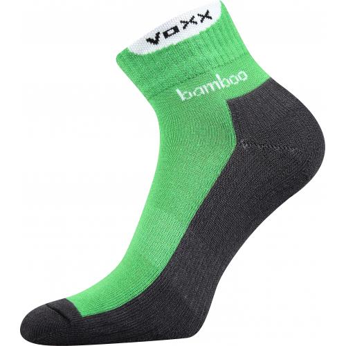 Ponožky bambusové športové Voxx Brooke - zelené-čierne