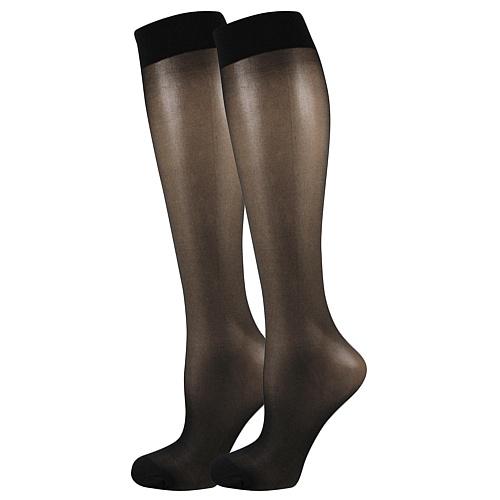Podkolienky dámske Lady B LADY RELAX knee-socks 20 DEN - čierne