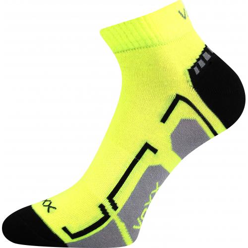 Ponožky detské športové Voxx Flashik - žlté svietiace
