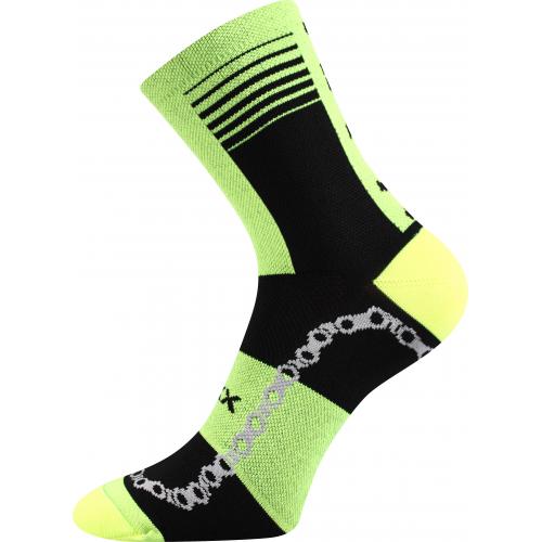 Ponožky unisex športové Voxx Ralfi - žlté svietiace