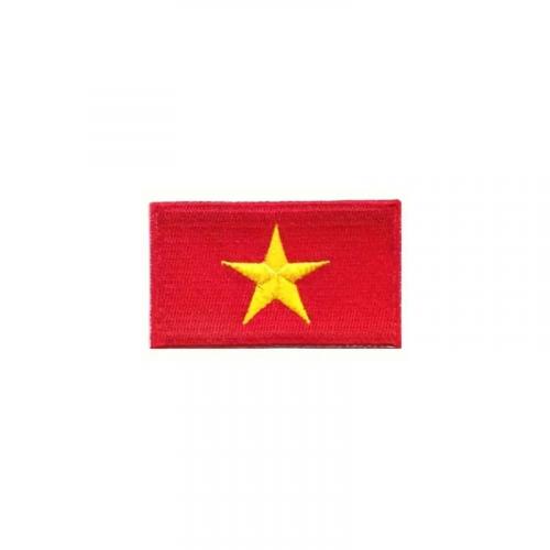 Nášivka nažehlovací vlajka Vietnam 6,3x3,8 cm - barevná