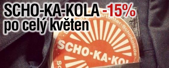 Německé energetické čokolády SCHO-KA-KOLA nyní se slevou 15%!