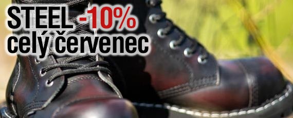 Těžké boty STEEL zakoupíte nyní se slevou 10%! Ve všech výškách.