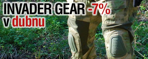 Kvalitní oblečení a doplňky INVADER GEAR nyní koupíte se slevou 7%! Včetně novinek.
