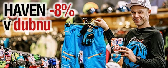 Značka HAVEN nabízí cyklo oblečení a doplňků. Nyní je máme se slevou 8%!