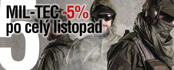 Nakupte v listopadu na ARMIK.CZ vše od značky MIL-TEC s 5% slevou!