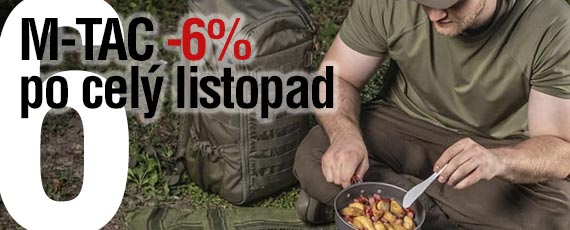 Využijte listopadovou 6% SLEVU na vše od značky M-TAC!