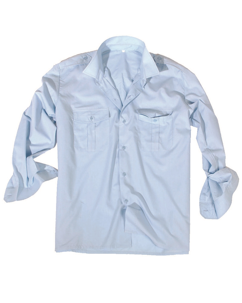 Košile Servis s dlouhým rukávem - světle modrá, XXL