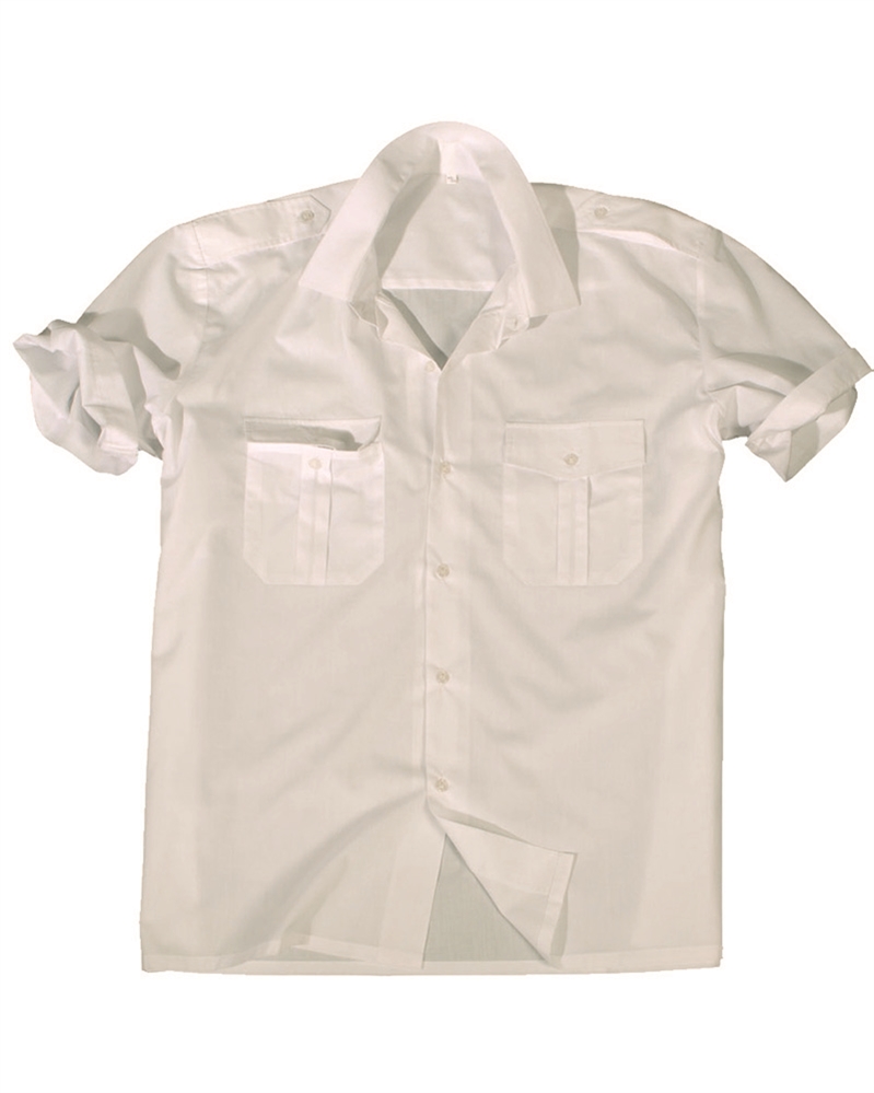 Košile Servis s krátkým rukávem - bílá, 3XL