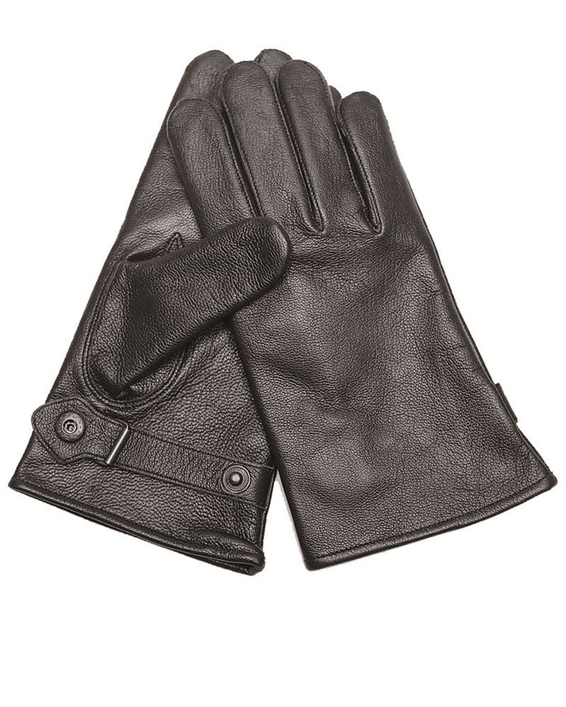 BW kožené rukavice - černé, 10