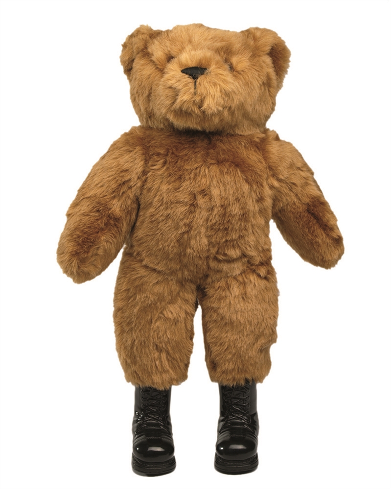 Plyšový medvídek Teddy velký včetně bot - hnědý